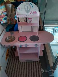 cucina legno bambina