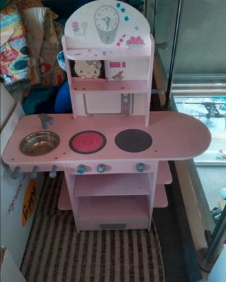 cucina legno bambina