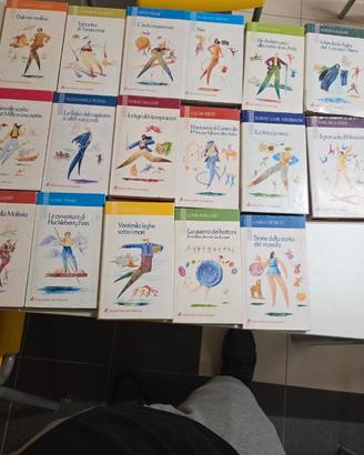17 libri Fabbri "Biblioteca dei Ragazzi" anni 90'