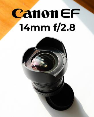 Obiettivo Samyang 14mm f/2.8 per Canon EF