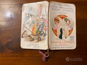 Calendarietto da barbiere - Opere di G. Puccini
