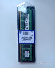 Kingston 2GB KVR800D2N6 PC2-6400 CL6 Dimm Ram PC