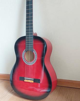 Chitarra classica marca Eko bordeaux