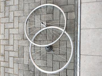cerchi bici da 28 alluminio diametro  cm 63