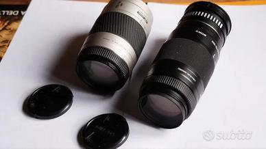 Obiettivi Sony (75x300) e Minolta (75x300)