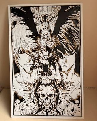 Quadro 3D Death Note – Stampa 3D Multicolore