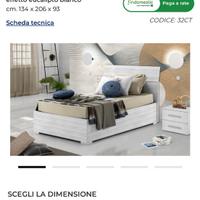 Letto contenitore da una piazza e mezza