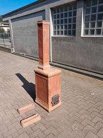 STUFA A LEGNA BECCHI, IN TERRACOTTA.