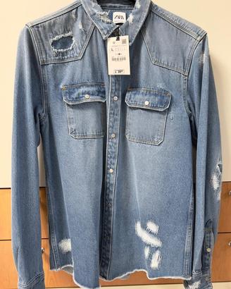 Camicia jeans L Nuova Zara