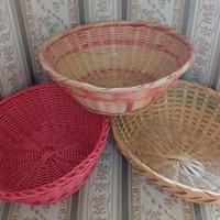 Set 3 cestini per cesti pasquali