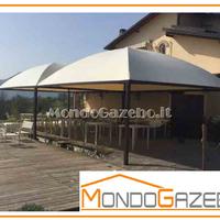 GAZEBO Sun Pluvio Tenda Uso Esterno Grondaia box