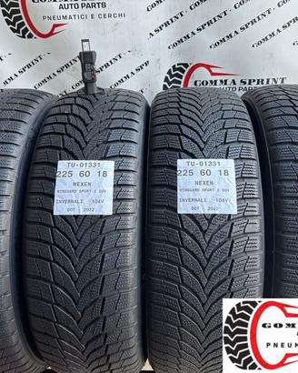 4 PNEUMATICI 225/60 R18 NEXEN INVERNALI