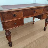 Antico scrittoio tavolo fine 800 Umbertino