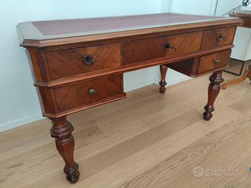 Antico scrittoio tavolo fine 800 Umbertino