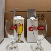 STELLA ARTOIS 2 bicchieri birra, nuovi mai usati