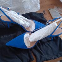 Nuove - Eleganti slingback Giorgio Armani in camos