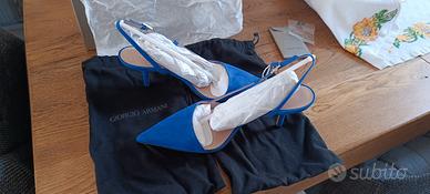 Nuove - Eleganti slingback Giorgio Armani in camos