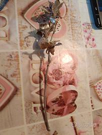 ramo naturale con bagno di argento 