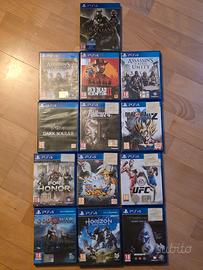 Lotto 13 Giochi PS4: Singoli o in Blocco scontato