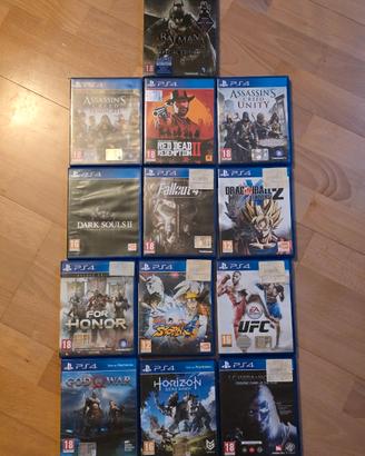 Lotto 13 Giochi PS4: Singoli o in Blocco scontato