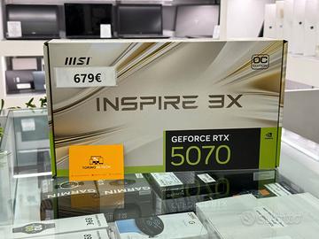 MSI INSPIRE 3X GEFORCE RTX 5070 - NUOVA SIGILLATA