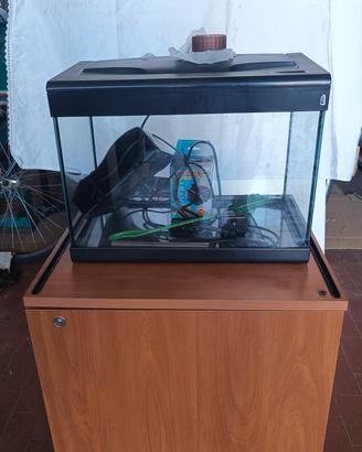 acquario con circolatore e tt gli accessori 