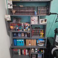 Libreria 96x169h cm in legno antracite