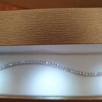 Bracciale Tennis oro bianco e diamanti