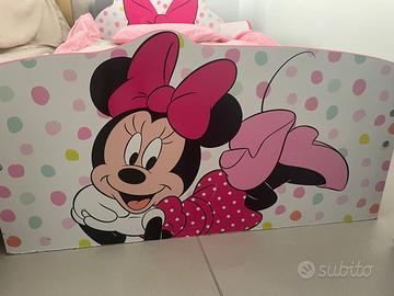 Lettino bimba Minnie Disney con materasso