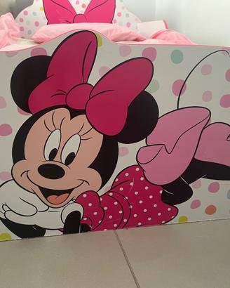 Lettino bimba Minnie Disney con materasso