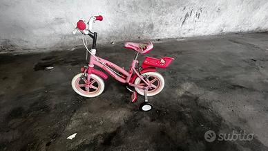 Bici Hello Kitty con rotelle