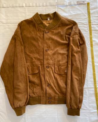 Giacca vintage in vera pelle