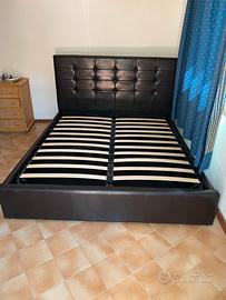 Letto contenitore con materasso