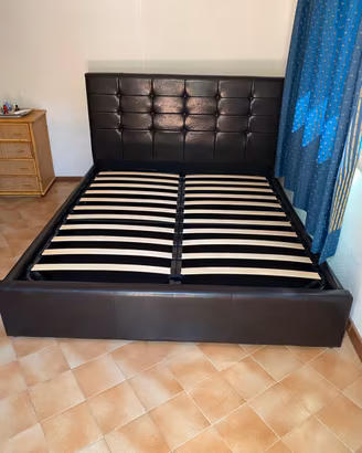 Letto contenitore con materasso