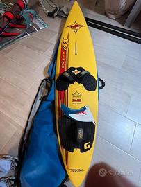 windsurf set tavola vele 4m,5m,5,7m