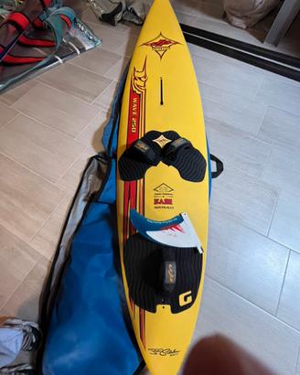 windsurf set tavola vele 4m,5m,5,7m