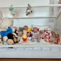 Letto montessori a casetta bianco