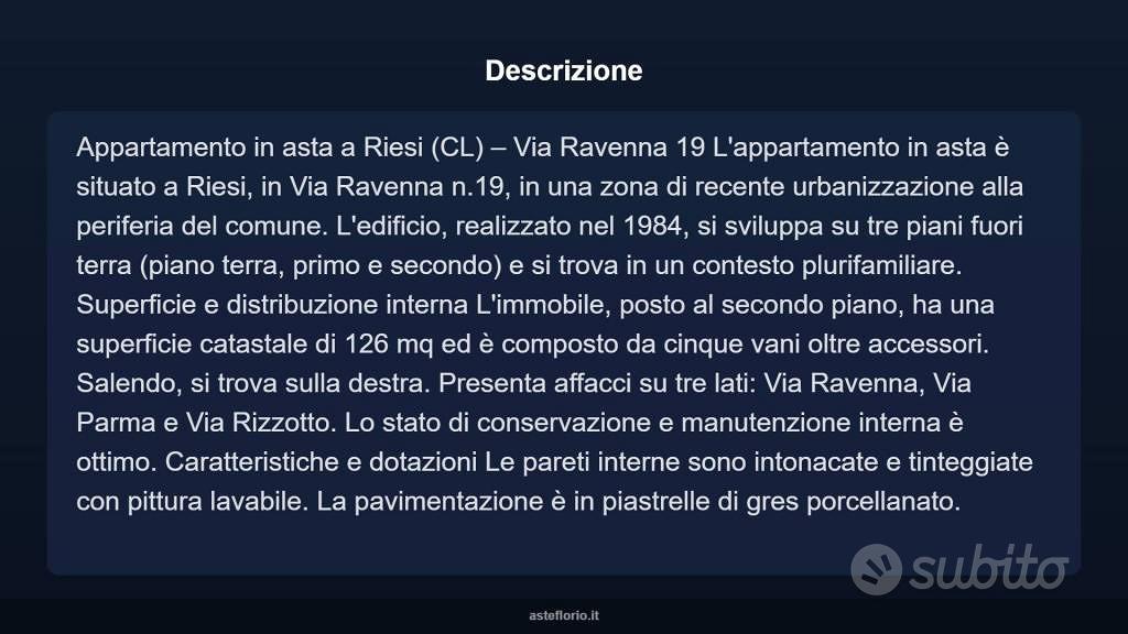 Appartamento – Riesi, Caltanissetta - Vista 4