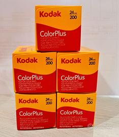 Kodak ColorPlus pellicole 35mm 5pz