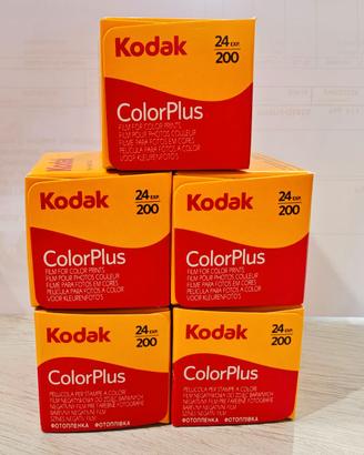 Kodak ColorPlus pellicole 35mm 5pz