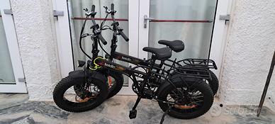 BICICLETTA ELETTRICA 20" nera in acciaio