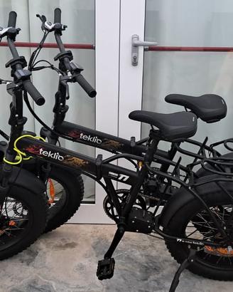 BICICLETTA ELETTRICA 20" nera in acciaio