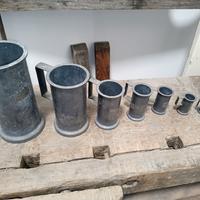 Misurini in Peltro set di n.7 pezzi