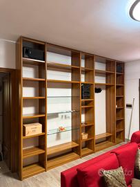 Grande libreria in legno 350x270 cm