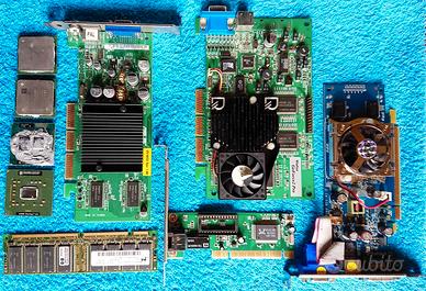 Lotto 4 CPU, 3 GPU NVidia, 1 Ram, 1 Scheda di Rete