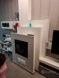 Camino a pellet MCZ BOXTHERM 70 Nuovo 9 kw.