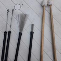bacchette batteria e spazzole