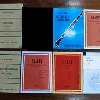 Libri Metodi Esercizi e Studi per Clarinetto