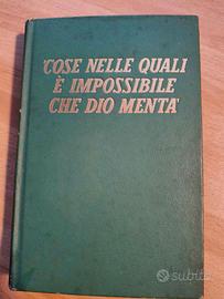 Libro Cose nelle quali è impossibile che Dio menta