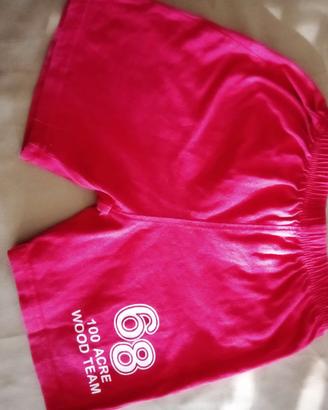 Pantaloncini corti 24 mesi Disney -con scritta 68